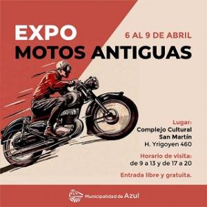 Expo de motos antiguas de Azul